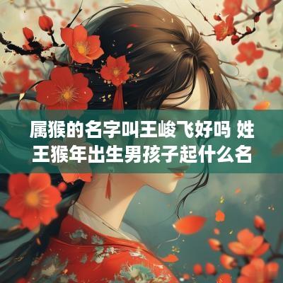 属猴的名字叫王峻飞好吗 姓王猴年出生男孩子起什么名字