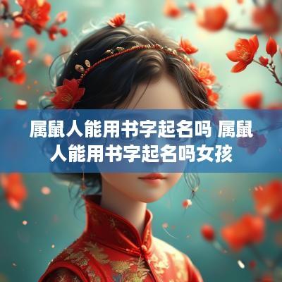 属鼠人能用书字起名吗 属鼠人能用书字起名吗女孩
