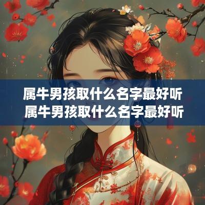 属牛男孩取什么名字最好听 属牛男孩取什么名字最好听的 属牛男孩取什么名字最好听 属牛男孩取什么名字最好听的