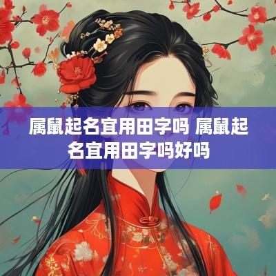 属鼠起名宜用田字吗 属鼠起名宜用田字吗好吗