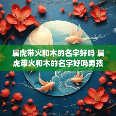 属虎带火和木的名字好吗 属虎带火和木的名字好吗男孩