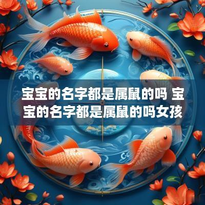 宝宝的名字都是属鼠的吗 宝宝的名字都是属鼠的吗女孩