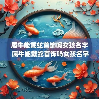 属牛能戴蛇首饰吗女孩名字 属牛能戴蛇首饰吗女孩名字怎么取