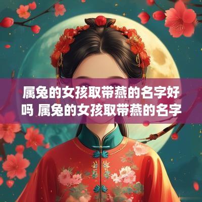 属兔的女孩取带燕的名字好吗 属兔的女孩取带燕的名字好吗