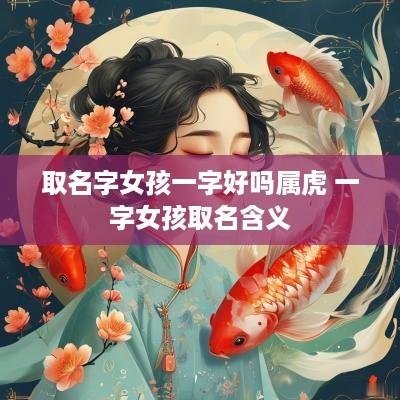 取名字女孩一字好吗属虎 一字女孩取名含义