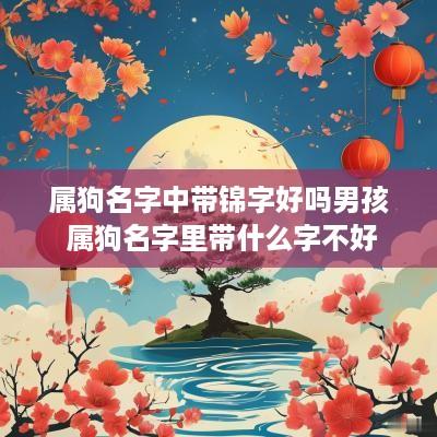 属狗名字中带锦字好吗男孩 属狗名字里带什么字不好