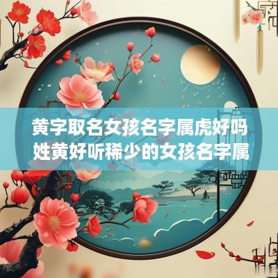 黄字取名女孩名字属虎好吗 姓黄好听稀少的女孩名字属虎