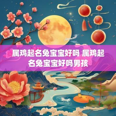 属鸡起名兔宝宝好吗 属鸡起名兔宝宝好吗男孩