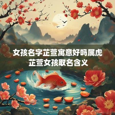女孩名字芷萱寓意好吗属虎 芷萱女孩取名含义