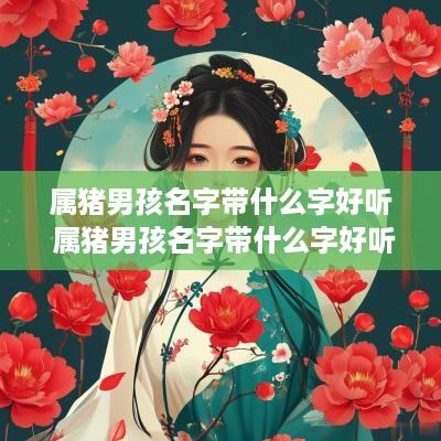 属猪男孩名字带什么字好听 属猪男孩名字带什么字好听又霸气