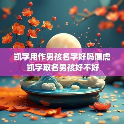 凯字用作男孩名字好吗属虎 凯字取名男孩好不好