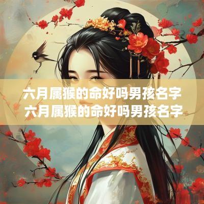 六月属猴的命好吗男孩名字 六月属猴的命好吗男孩名字大全