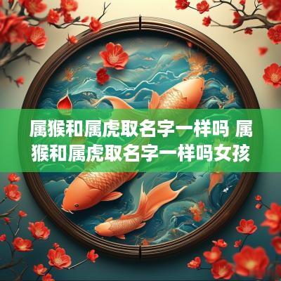 属猴和属虎取名字一样吗 属猴和属虎取名字一样吗女孩