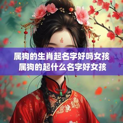 属狗的生肖起名字好吗女孩 属狗的起什么名字好女孩