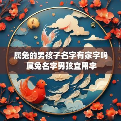 属兔的男孩子名字有家字吗 属兔名字男孩宜用字
