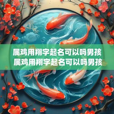 属鸡用翔字起名可以吗男孩 属鸡用翔字起名可以吗男孩子