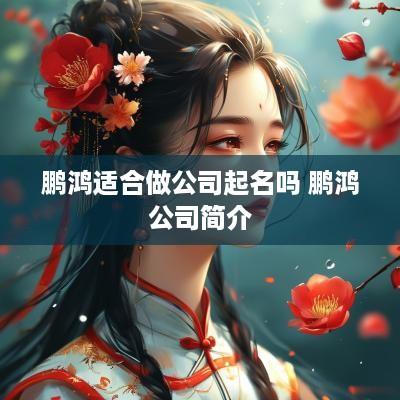 鹏鸿适合做公司起名吗 鹏鸿公司简介