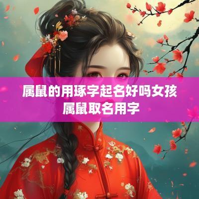 属鼠的用琢字起名好吗女孩 属鼠取名用字