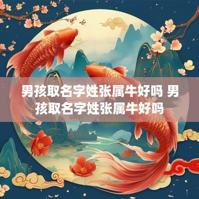 男孩取名字姓张属牛好吗 男孩取名字姓张属牛好吗