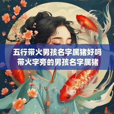 五行带火男孩名字属猪好吗 带火字旁的男孩名字属猪