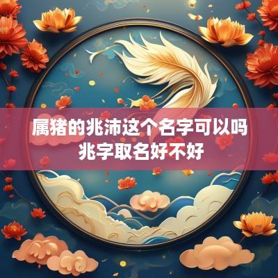 属猪的兆沛这个名字可以吗 兆字取名好不好