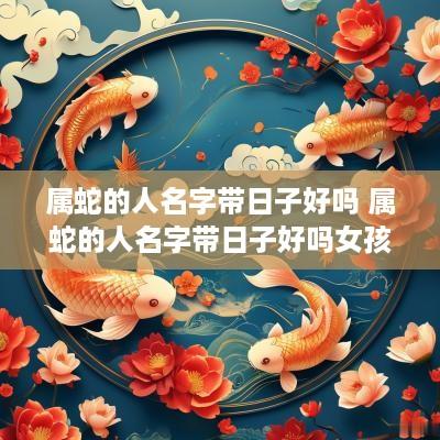 属蛇的人名字带日子好吗 属蛇的人名字带日子好吗女孩