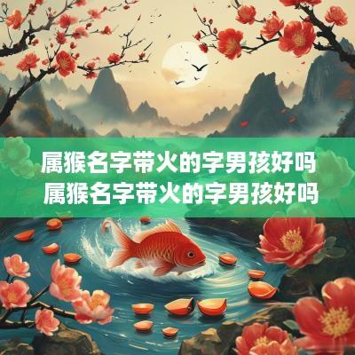 属猴名字带火的字男孩好吗 属猴名字带火的字男孩好吗还是女孩