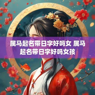 属马起名带日字好吗女 属马起名带日字好吗女孩