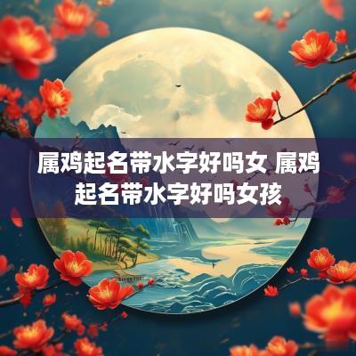 属鸡起名带水字好吗女 属鸡起名带水字好吗女孩