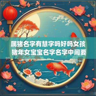 属猪名字有慧字吗好吗女孩 猪年女宝宝名字名字中间要有个慧字