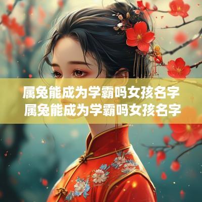 属兔能成为学霸吗女孩名字 属兔能成为学霸吗女孩名字大全