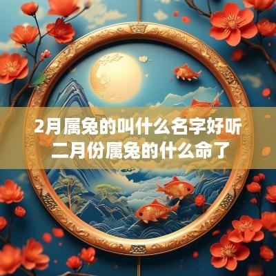 2月属兔的叫什么名字好听 二月份属兔的什么命了