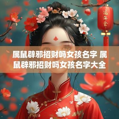 属鼠辟邪招财吗女孩名字 属鼠辟邪招财吗女孩名字大全