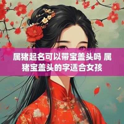属猪起名可以带宝盖头吗 属猪宝盖头的字适合女孩