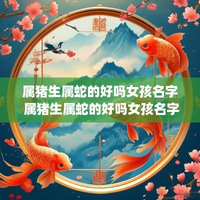 属猪生属蛇的好吗女孩名字 属猪生属蛇的好吗女孩名字叫什么