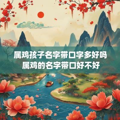 属鸡孩子名字带口字多好吗 属鸡的名字带口好不好