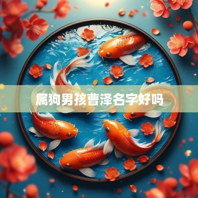 属狗男孩曹泽名字好吗