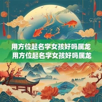 用方位起名字女孩好吗属龙 用方位起名字女孩好吗属龙的