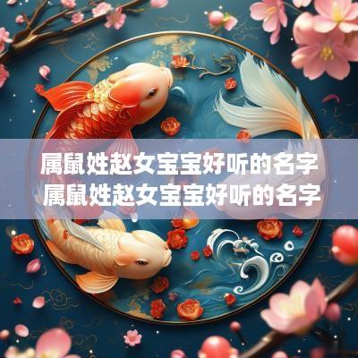 属鼠姓赵女宝宝好听的名字 属鼠姓赵女宝宝好听的名字是什么