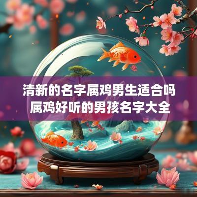 清新的名字属鸡男生适合吗 属鸡好听的男孩名字大全