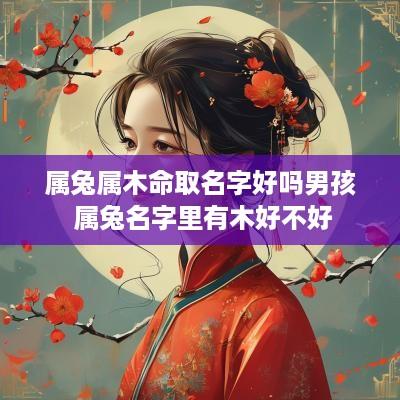 属兔属木命取名字好吗男孩 属兔名字里有木好不好