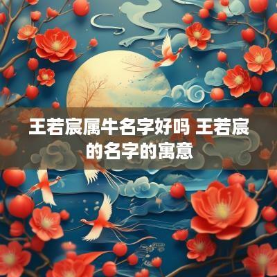 王若宸属牛名字好吗 王若宸的名字的寓意