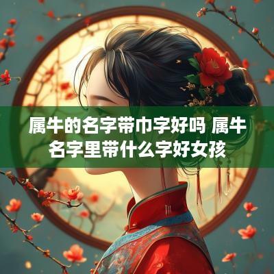 属牛的名字带巾字好吗 属牛名字里带什么字好女孩