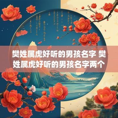 樊姓属虎好听的男孩名字 樊姓属虎好听的男孩名字两个字