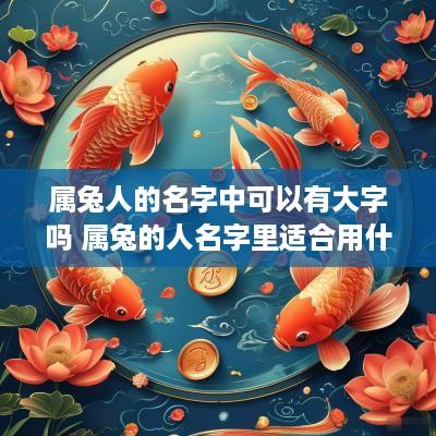 属兔人的名字中可以有大字吗 属兔的人名字里适合用什么字