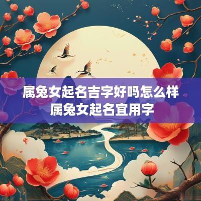 属兔女起名吉字好吗怎么样 属兔女起名宜用字
