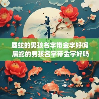 属蛇的男孩名字带金字好吗 属蛇的男孩名字带金字好吗