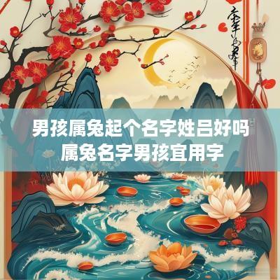 男孩属兔起个名字姓吕好吗 属兔名字男孩宜用字