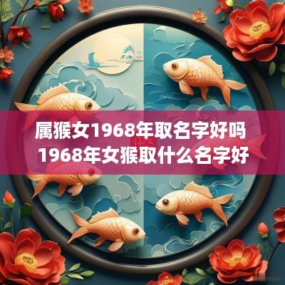 属猴女1968年取名字好吗 1968年女猴取什么名字好
