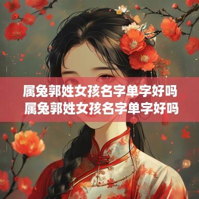 属兔郭姓女孩名字单字好吗 属兔郭姓女孩名字单字好吗还是双字